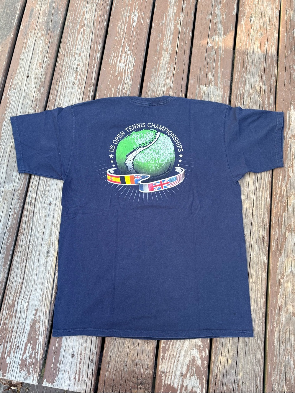 US Open 2011 Tennis Graphic T-Shirt – Navy – Size M/L